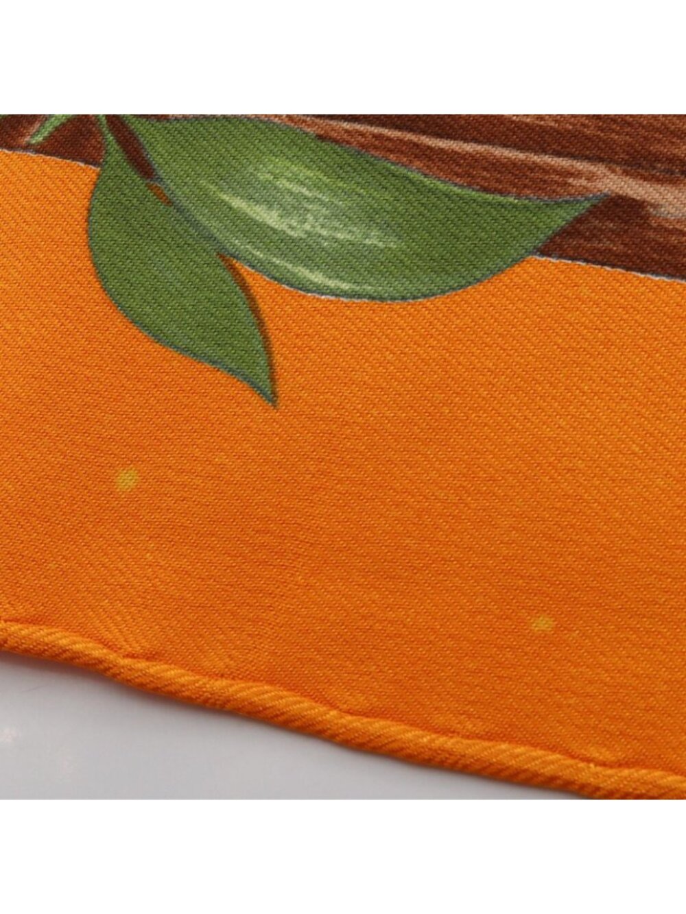 Hermes Scarf Petit Carre 45 Oranges Et Citrons Orange Silk - Picture 4 of 6